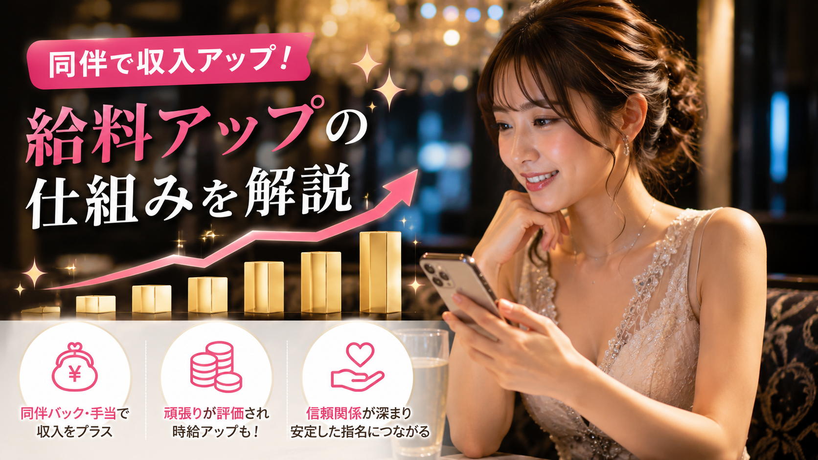 同伴を行うことで得られる給料アップの仕組み