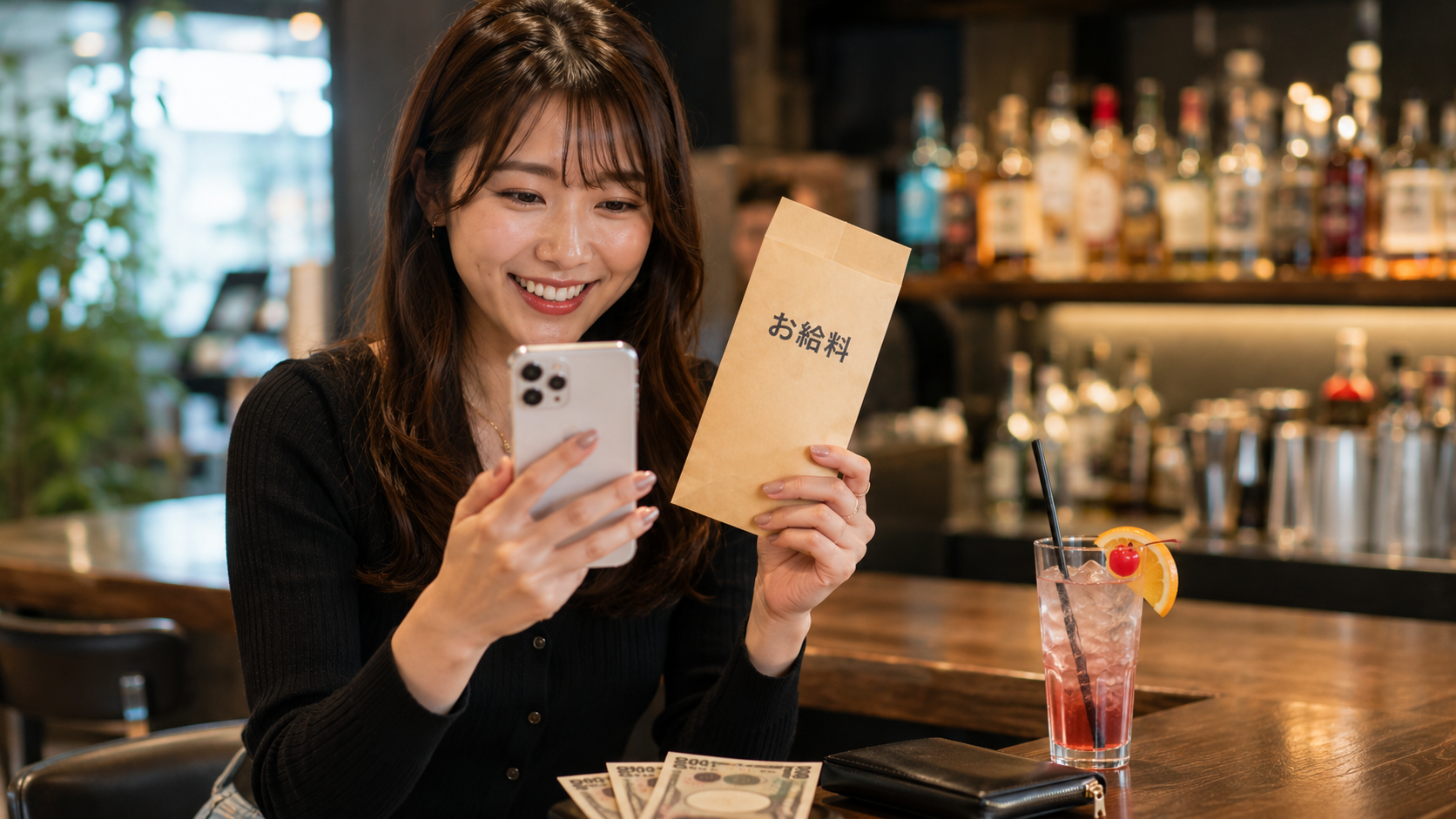 ガールズバー体験入店の給料と報酬